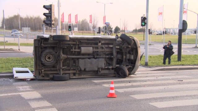 Do wypadku na ul. Brzezińskiej doszło 31 marca ok. godz. 16.30. ...