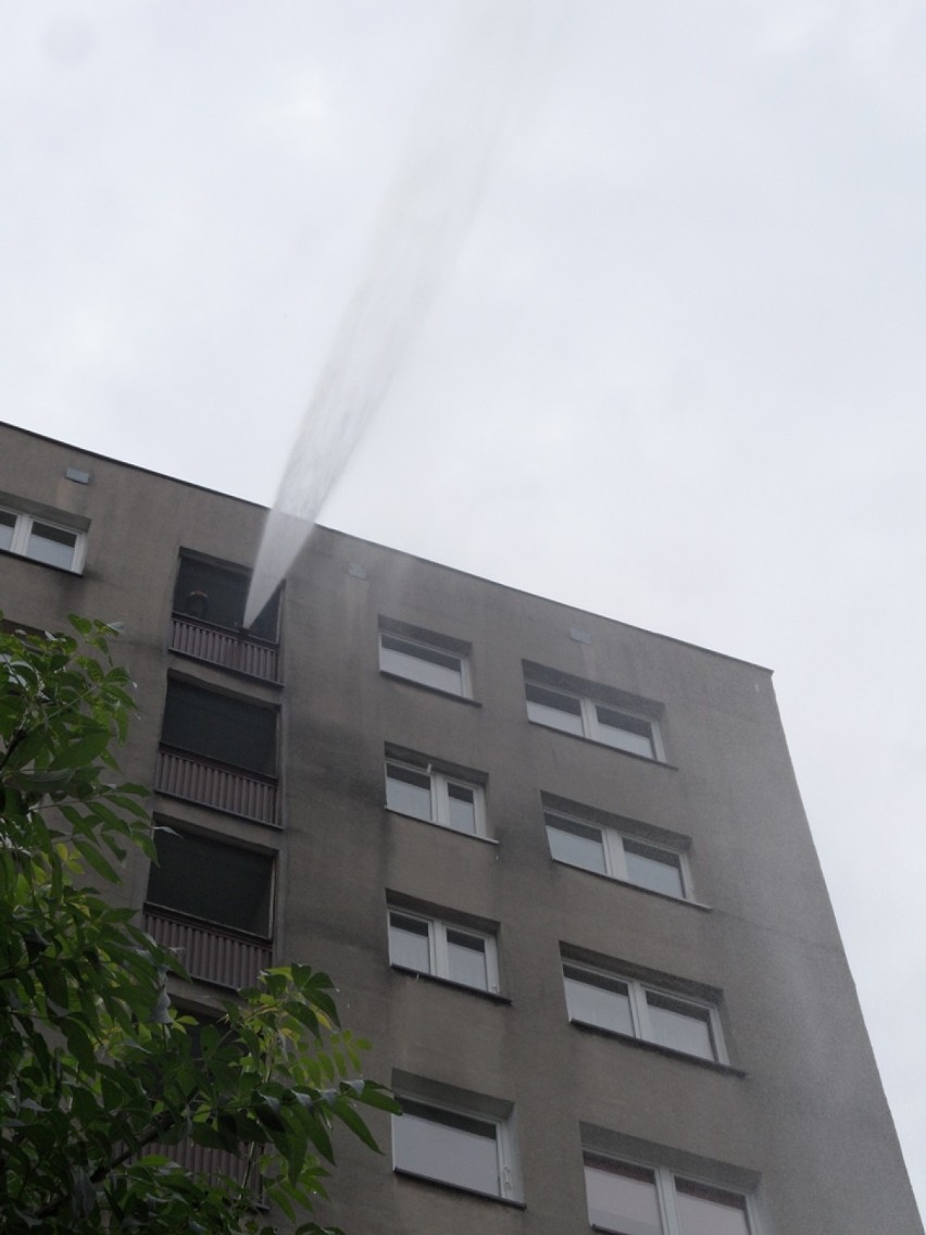 Ćwiczenia strażaków w Mysłowicach
