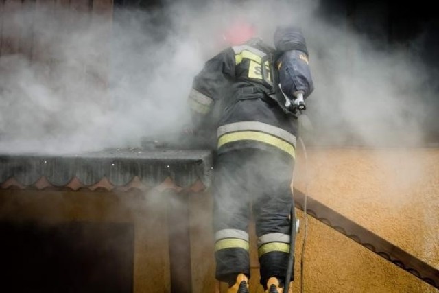 Pożar altany na Rudackiej w Toruniu. Jedna osoba zginęła