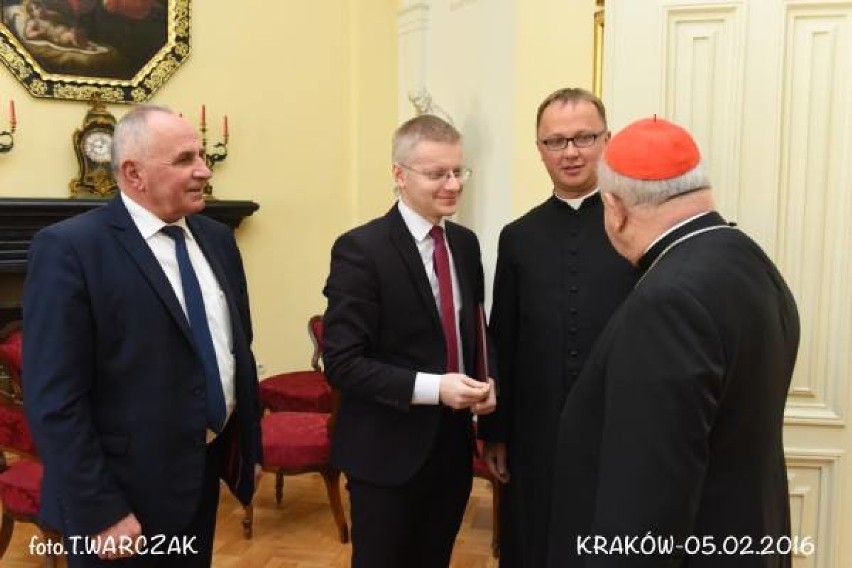 Delegacja Wadowic z wizytą u kardynała Dziwisza