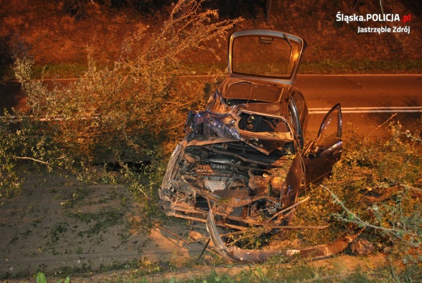 Wypadek w Jastrzębiu: sprawca uciekł z miejsca zdarzenia