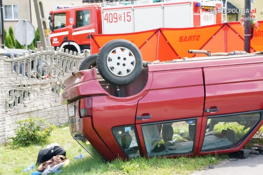 Wypadek w Toporowicach. Wymusiła pierwszeństwo i uderzyła fiatem w hondę. Zginęła 84-latka