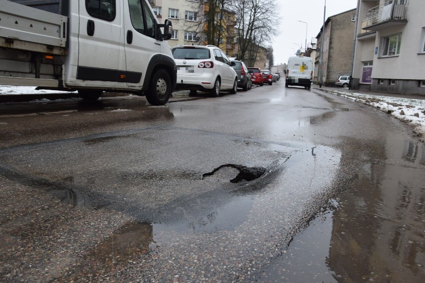 Miejsce, w którym pojawiło się niebezpieczne rozpadlisko