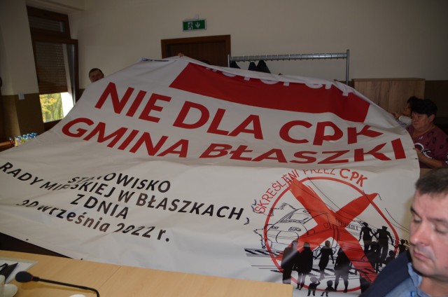 Sprzeciw Rady Miejskiej w Błaszkach przeciwko Kolei Dużych Prędkości