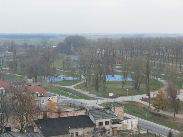 Łowicki park nad Bzurą
