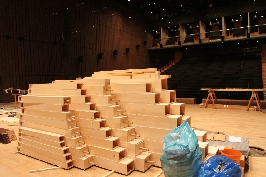 W filharmonii łódzkiej trwa budowa organów barokowych