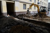 Rozkopane ulice Franciszkańska i Słowackiego w Jaśle. Są duże utrudnienia. Zobaczcie, jak to wygląda