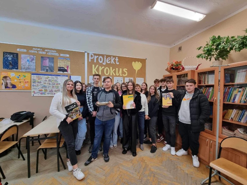 Projekt Krokus w II Liceum Ogólnokształcącym w Radomsku. ZDJĘCIA