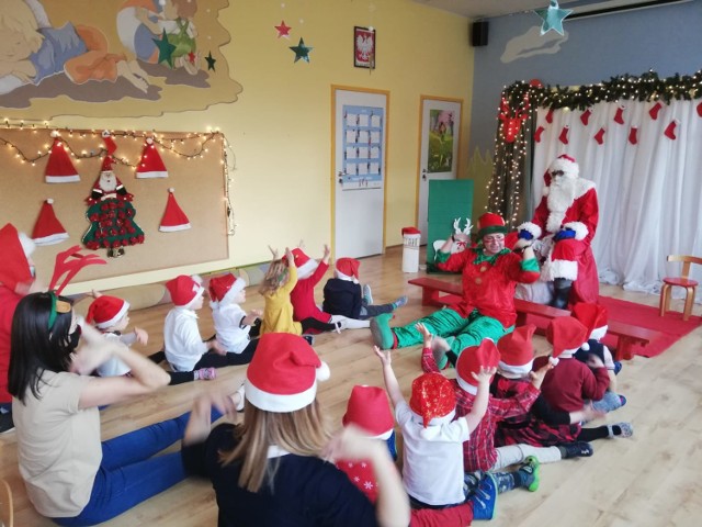 Mikołaj odwiedził dzieci z Publicznego Przedszkola nr 4 w Wieluniu