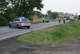 Wypadek w Izbicy Kujawskiej. Motorowerzysta w szpitalu
