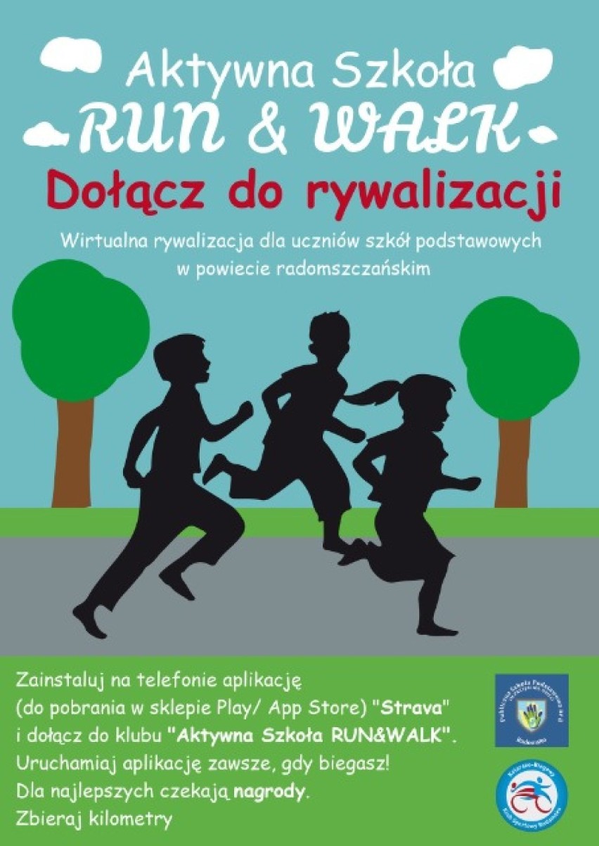 PSP 8 w Radomsku i KBKS organizują akcję "Aktywna Szkoła Run&Walk" [REGULAMIN]