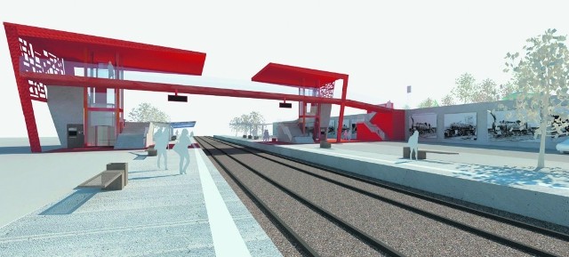 Tak będzie wyglądał przystanek Pomorskiej Kolei Metropolitalnej Gdańsk Kiełpinek.