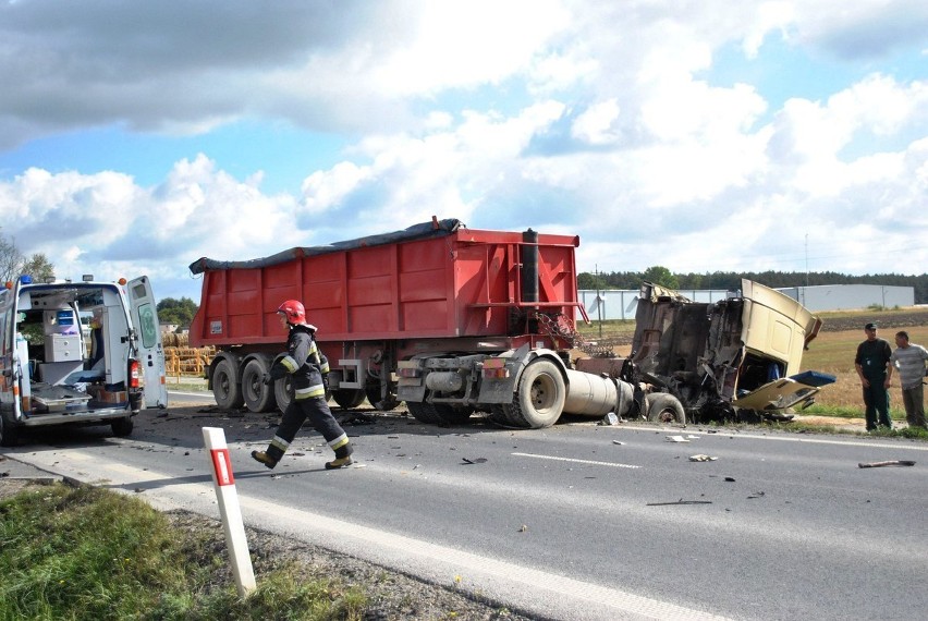 Zderzenie auto pod Sieradzem