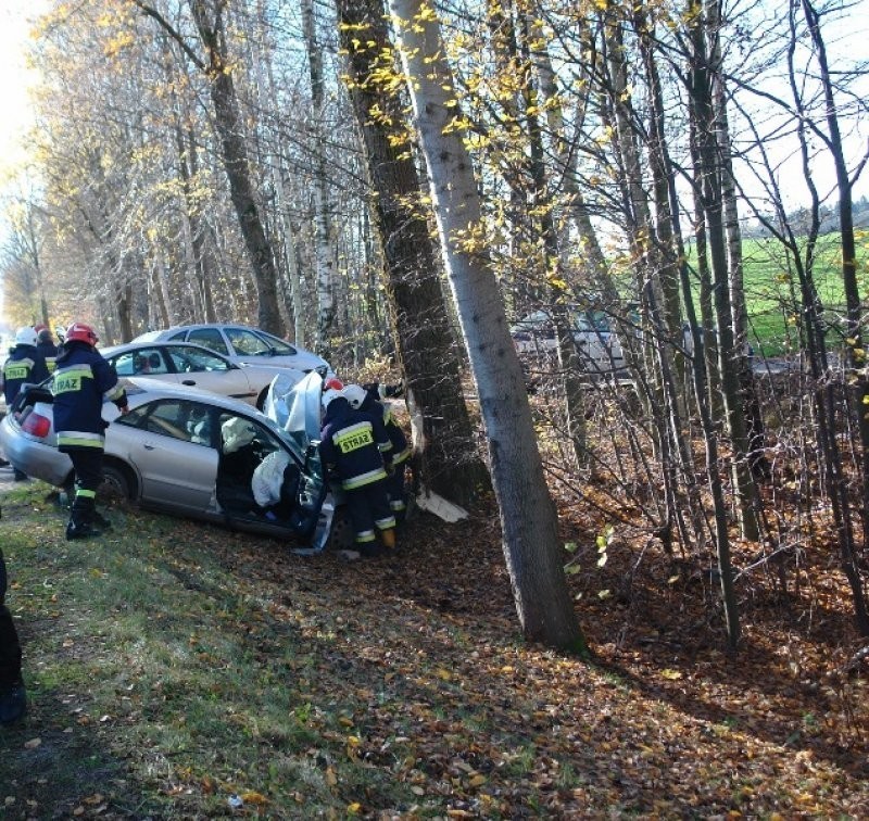 Wypadek w Kolonii Pozezdrze - zdjęcia