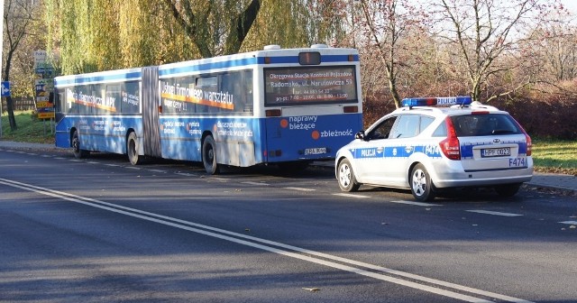 Wypadek na ul. Narutowicza w Radomsku