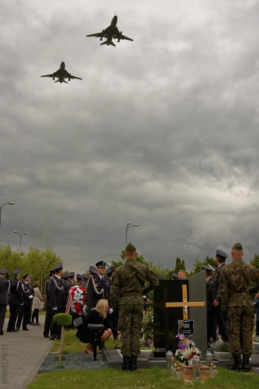 Malbork-Pruszcz Gd. Rocznica tragicznej śmierci pilota 22 Bazy Lotnictwa Taktycznego