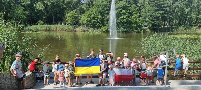 Powiat gnieźnieński. Ukraińskie dzieci z Gaju i Skorzęcina odwiedziły Inowrocław