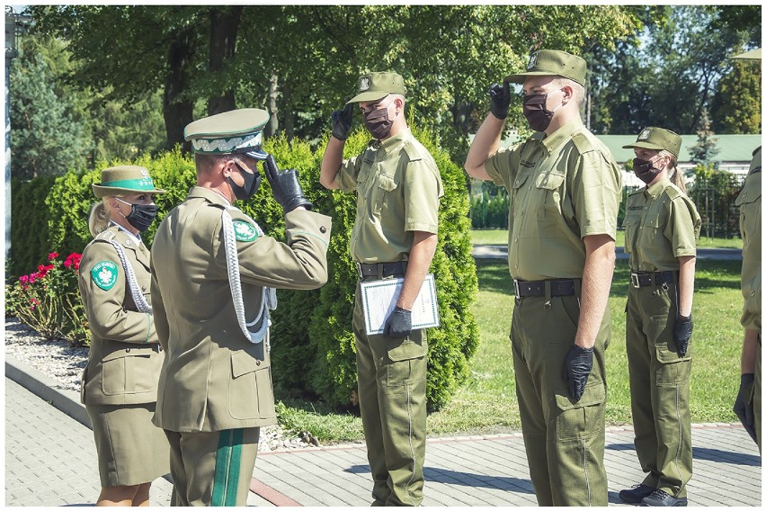 Chełm. Nowo przyjęci funkcjonariusze Straży Granicznej złożyli ślubowanie