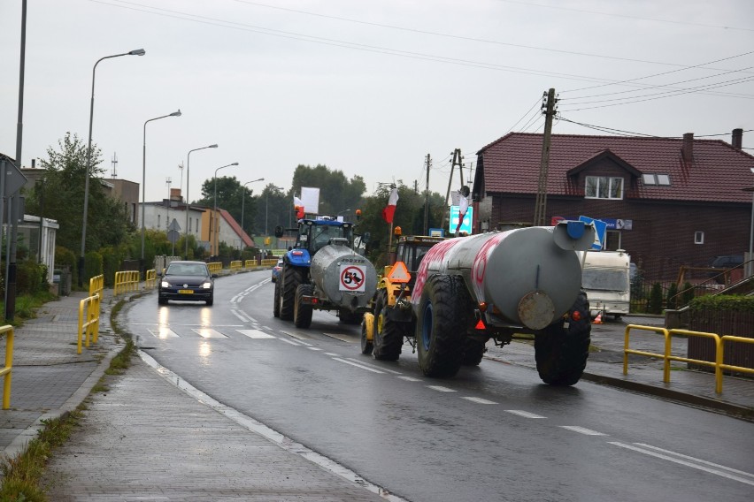 Protest rolników, 21 10 2020, Bożejewice, Żnin