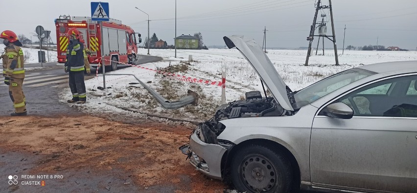 Wypadek na drodze Kruszyn - Brześć Kujawski