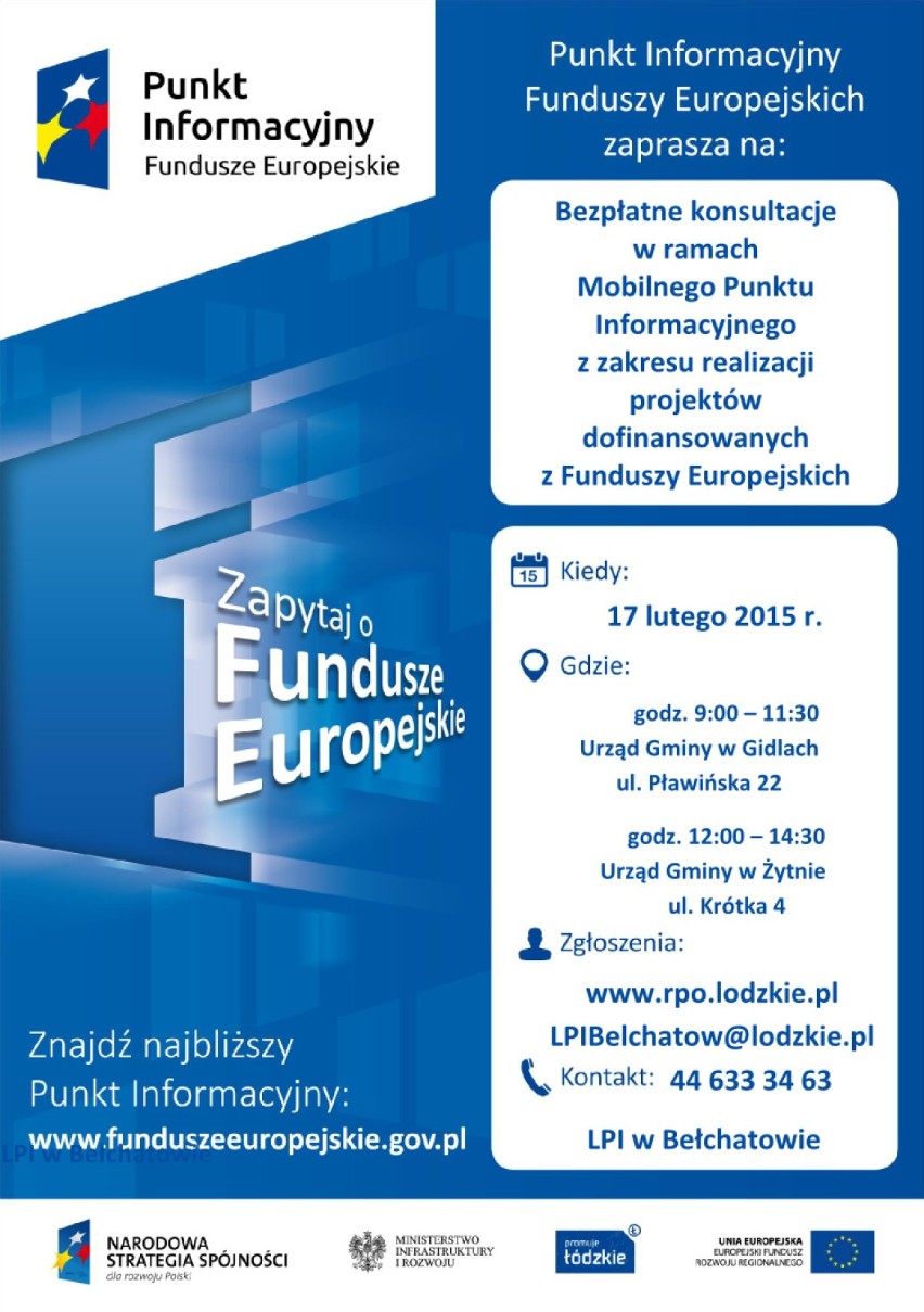 Radomsko: Lokalny Punkt Informacyjny Funduszy Europejskich