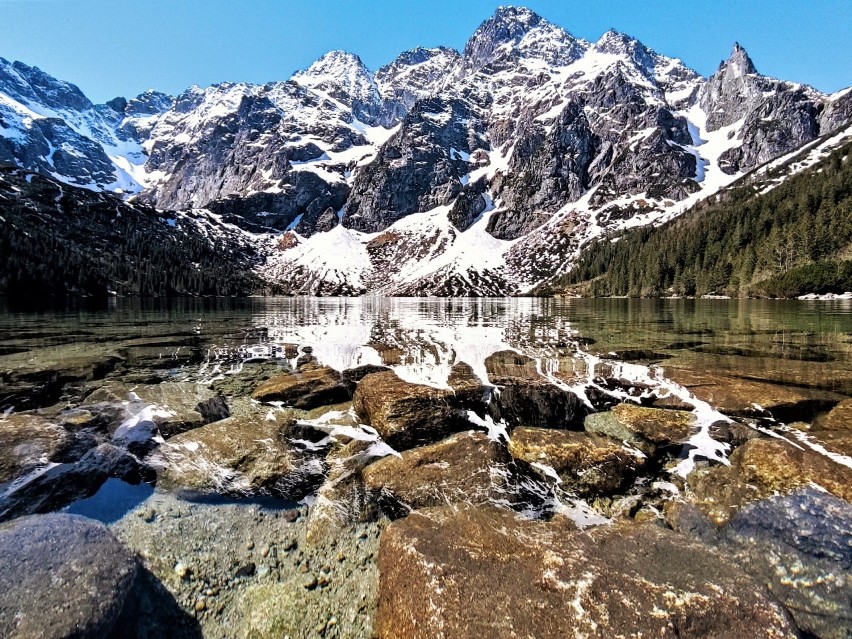 Morskie Oko w wiosennej odsłonie