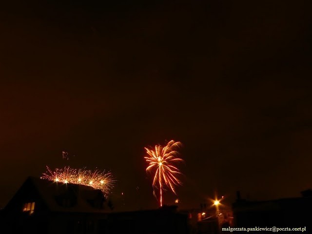Zobacz jak Olsztyn witał Nowy Rok 2011