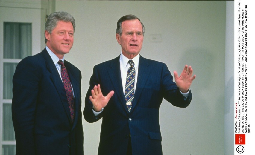 George W. Bush, 43. prezydent Stanów Zjednoczonych, urodzony...