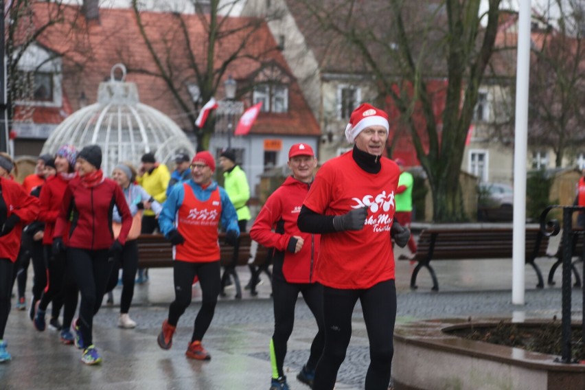 Noworoczny bieg Wolsztyńskiego Klubu Biegowego.