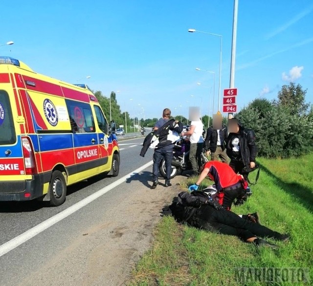 Wypadek na obwodnicy Opola.