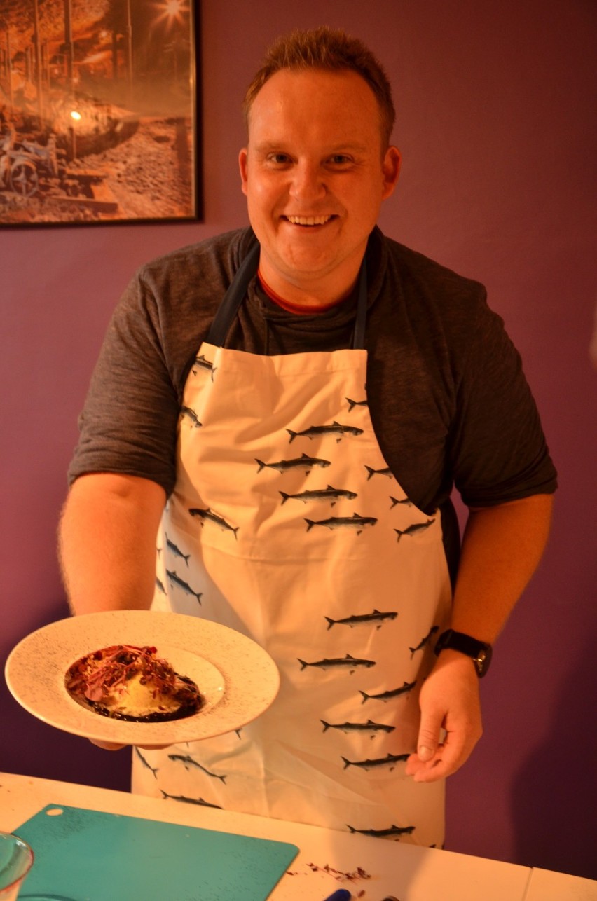 Mateusz Güncel, finalista programu MasterChef w restauracji „Modra” w Tarnowskich Górach