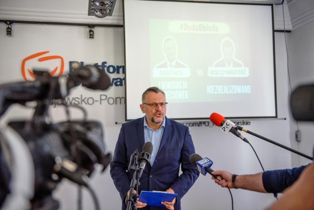 02.06.2020 torun posel ko tomasz lenz konferencja prasowa  fot. jacek smarz / polska press