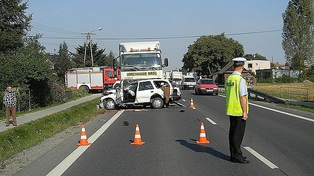 Wypadek w Kolbuszowej Górnej