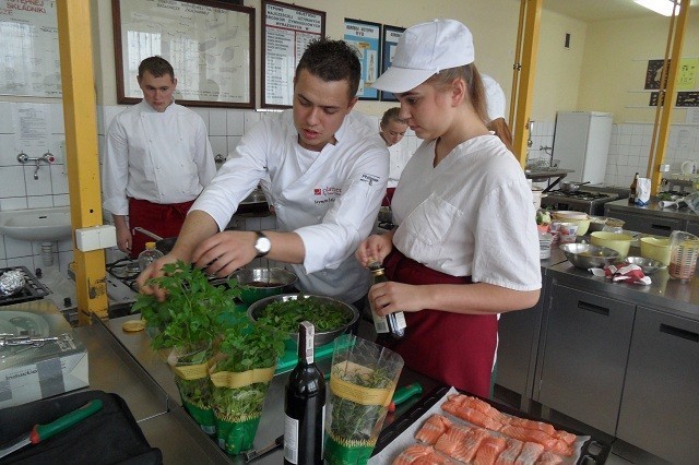 Szymon Szlendak prowadził zajęcia w częstochowskim Gastronomiku