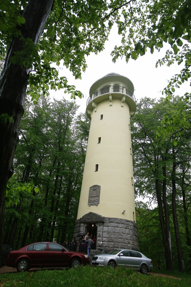 Wieża Grzybek na Wzgórzu Krzywoustego