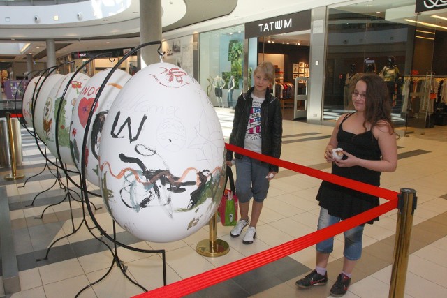 Wielkie pisanki można oglądać w galerii Focus Mall