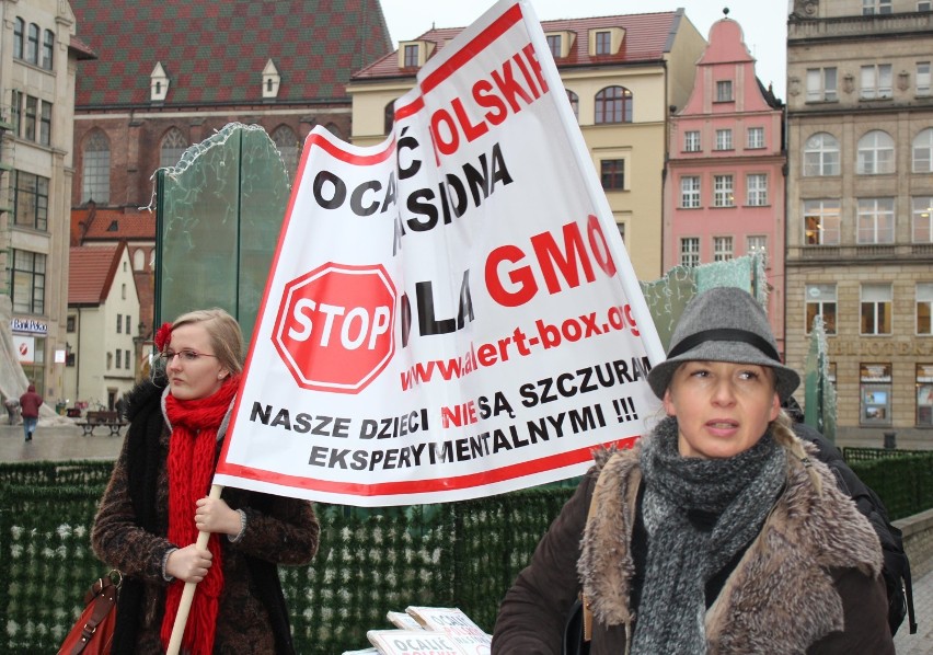 Protest przeciwko GMO