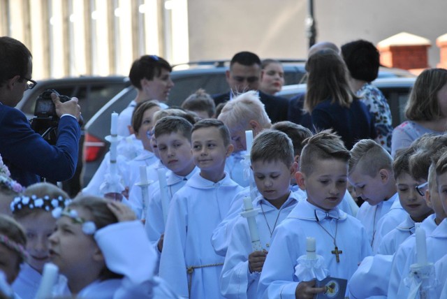 I Komunia Święta w Kościele Farnym w Wolsztynie