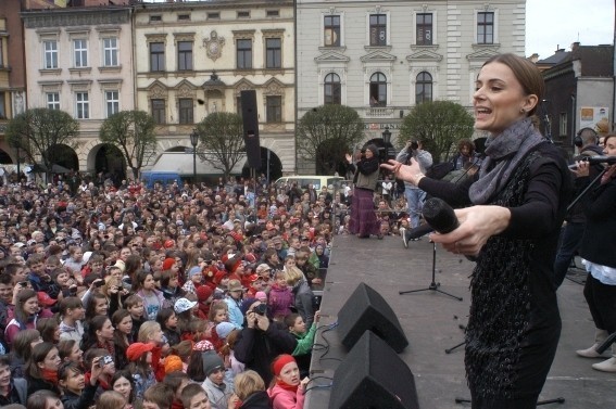 Halina Młynkowa rozśpiewała cieszyński rynek