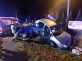 Wypadek w Kromolinie Nowym w gminie Szadek. Zderzyły się dwa auta ZDJĘCIA