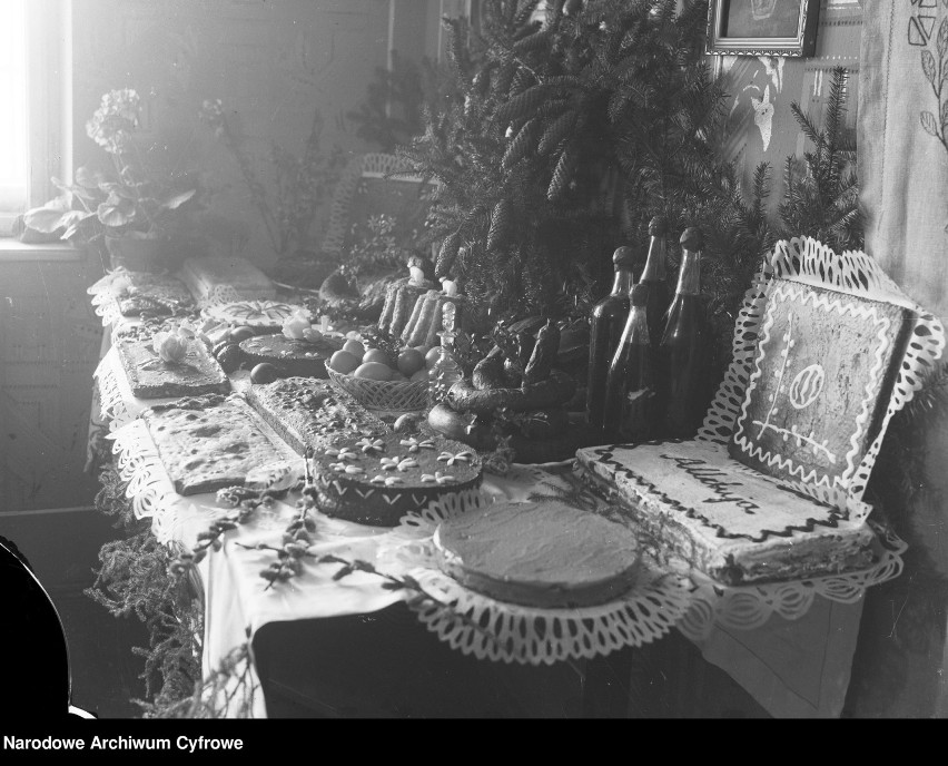 Wielkanocne stoły sprzed prawie stu lat