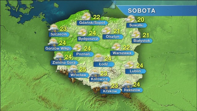 Dziś w Szczecinie temperatura wyniesie do 23 stopni. Przelotnie ...