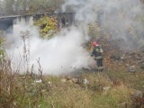 Pożar w Przyjaźni - prawdopodobnie podłożono ogień na nielegalnym wysypisku śmieci