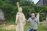 Rzeźby na Podklasztorzu w Sulejowie powstałe podczas pleneru [ZDJĘCIA]