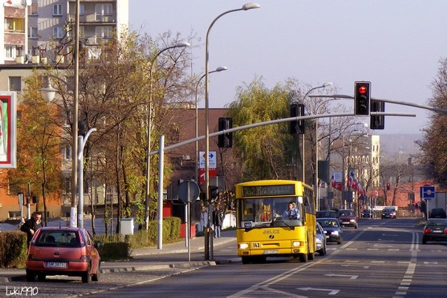 Ul. Mikołowska to jedna z głównych arterii miasta.