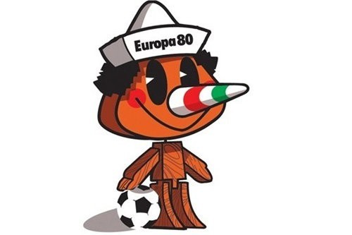 Pinocchio - maskotka Euro 80' we Włoszech