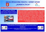 Koperta życia - akcja kontynuowana przez Miejsko - Gminny Ośrodek Pomocy Społecznej w Sztumie