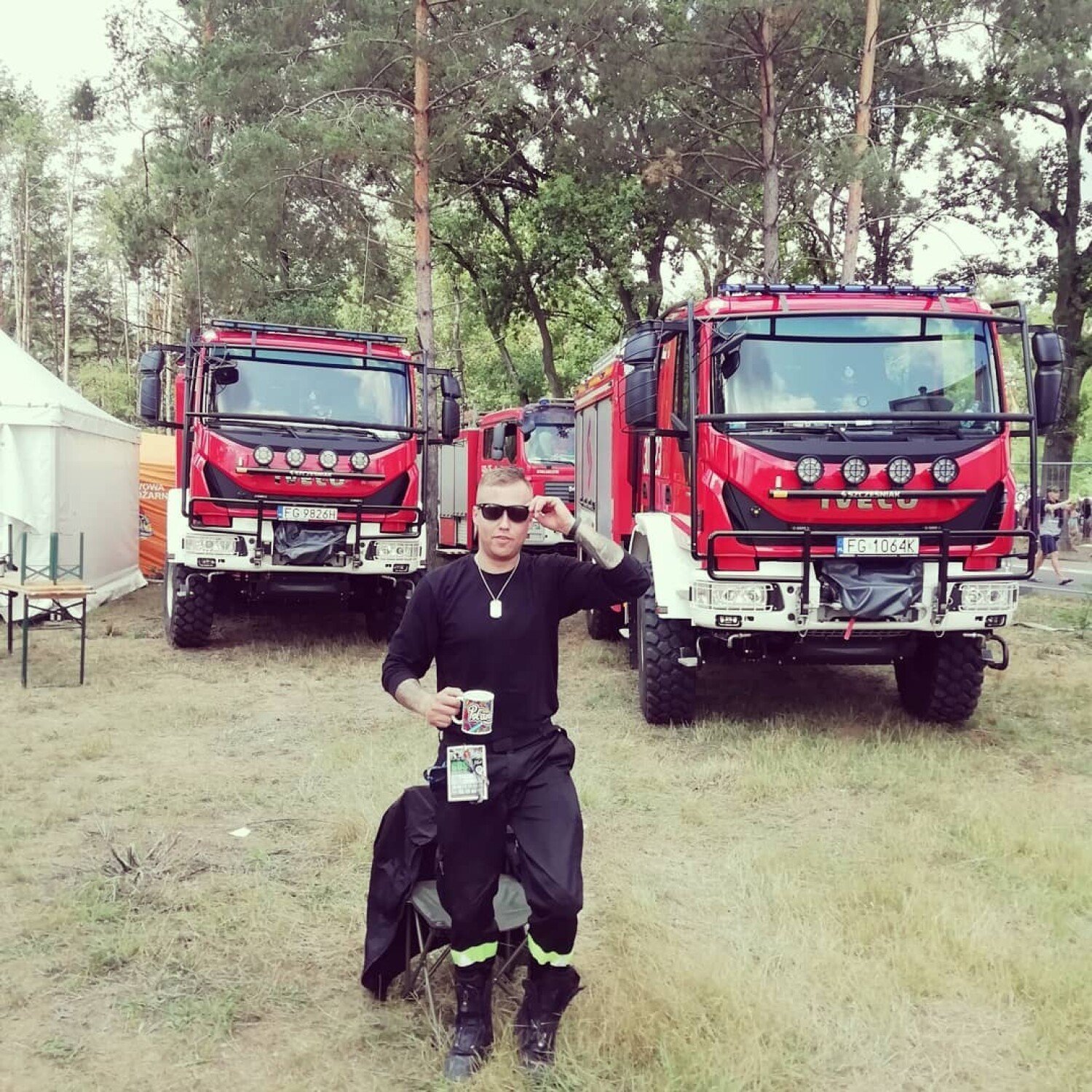 ¡Un bombero de Żagań lucha por la salud!  ¡Puedes participar en una subasta para comprar Matthews Marchoca!