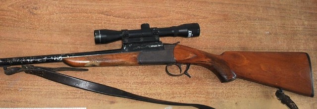 Broń zabezpieczona w domu 35-latka z gminy Krasnobród