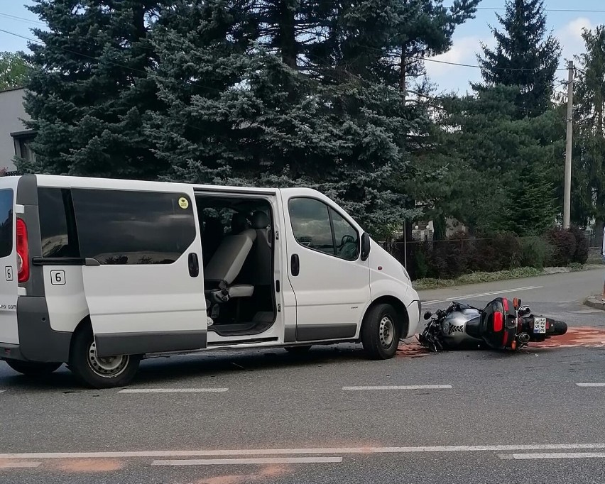 Wypadek na ul. Raciborskiej w Rybniku